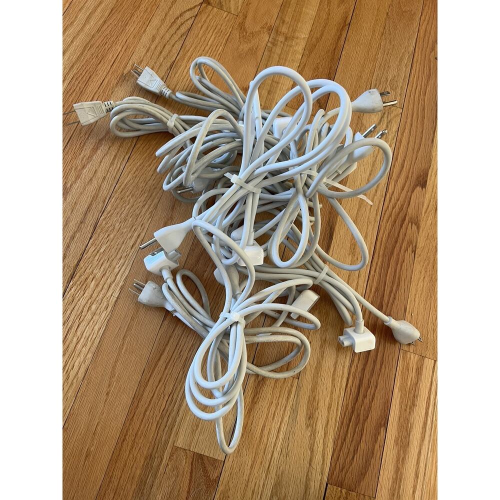 10X Lot Of OEM Apple (Longwell) E344535 LS-7A 2.5A 125V 6Ft AC Power Cord